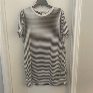 Cotton Emporium Black and White Striped Dress